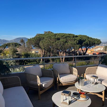 סן טרופז Terrasse Vue Mer - Appartement 6 Pers, 3 Chambres Et Parking A St Tropez מראה חיצוני תמונה